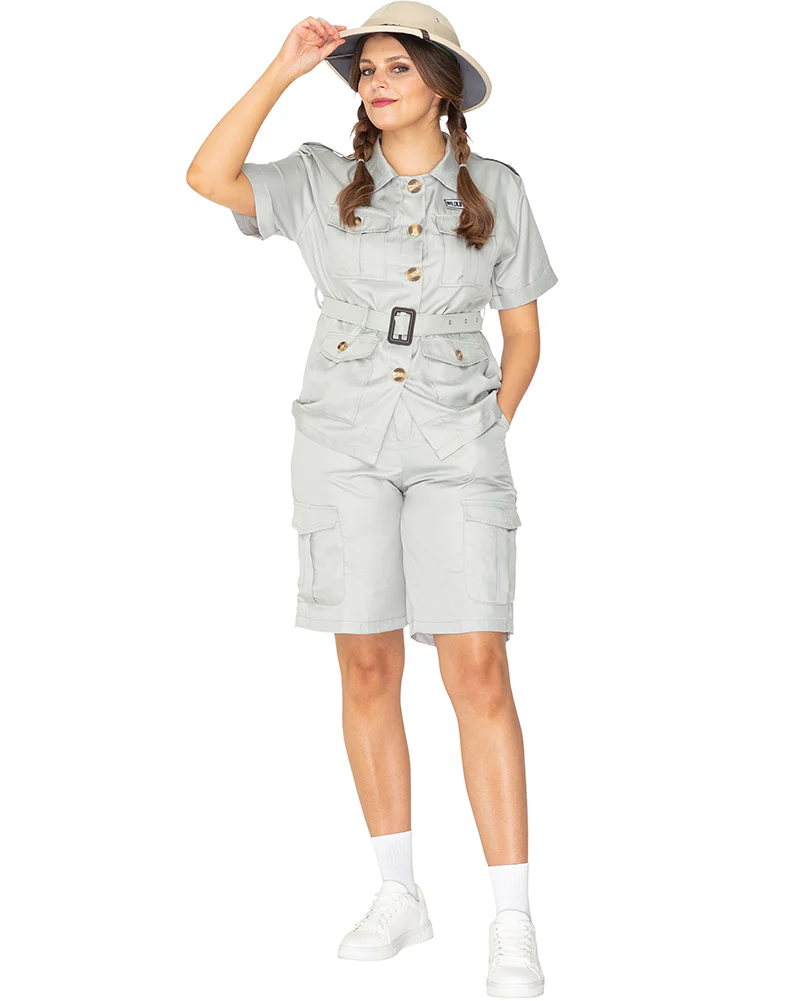 Safari Suit Deluxe Adult Plus Size Book Week Costume - Image 7