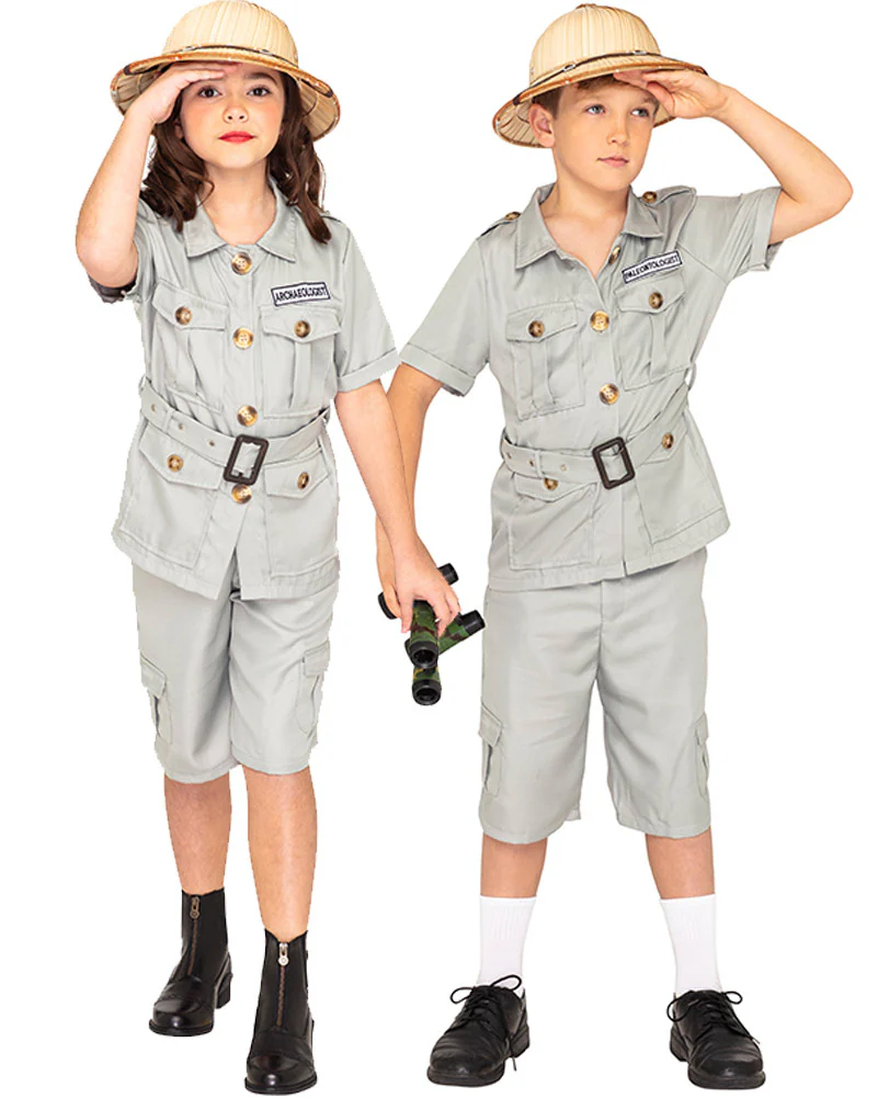 Safari Suit Deluxe Toddler Book Week Costume