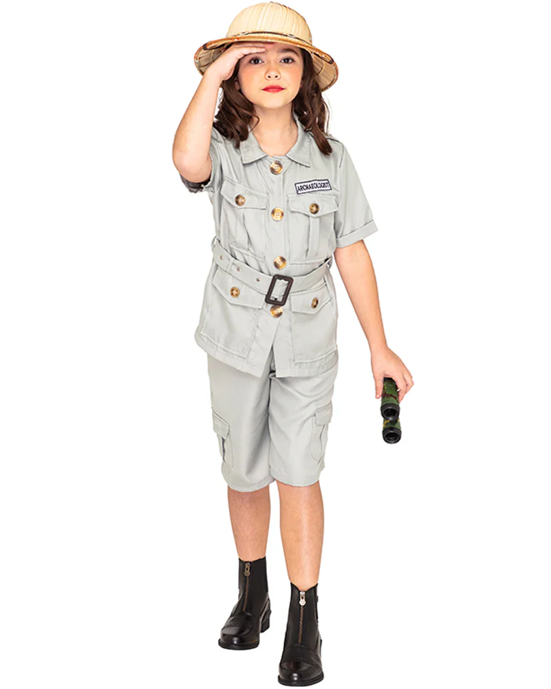 Safari Suit Deluxe Toddler Book Week Costume - Image 2
