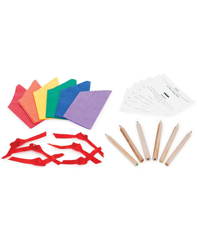 Santa and Elf Kids Colour Me Christmas Crackers Pack of 6 - Image 2