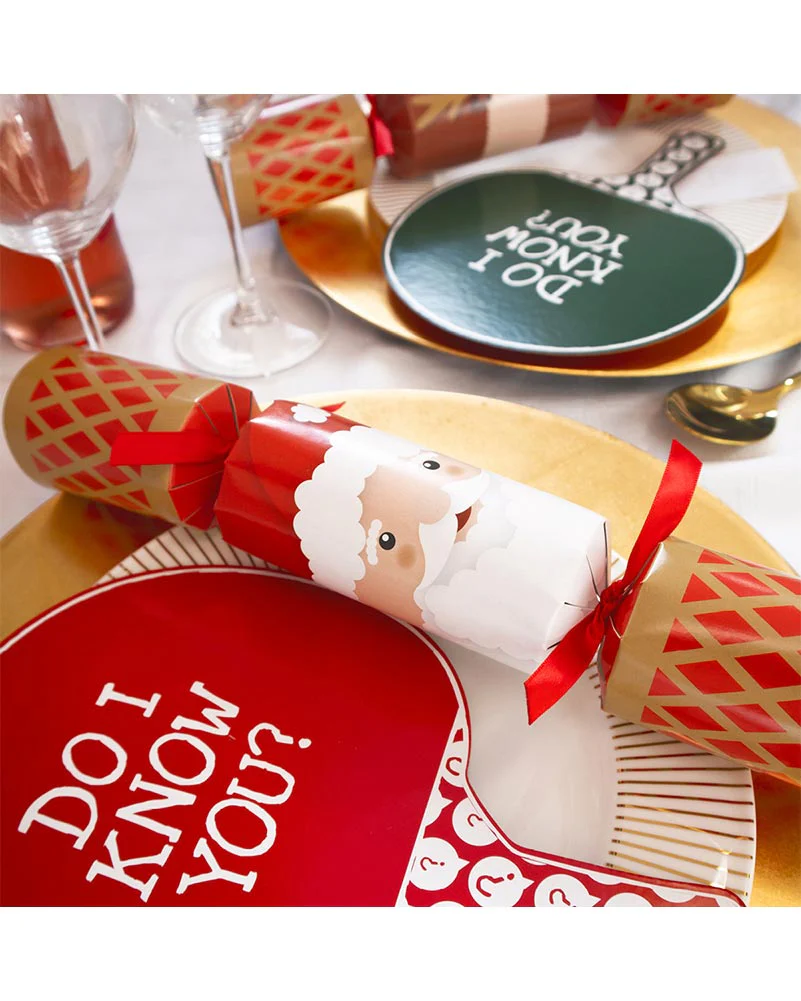 Santa and Reindeer Christmas Crackers Pack of 12 - Image 2