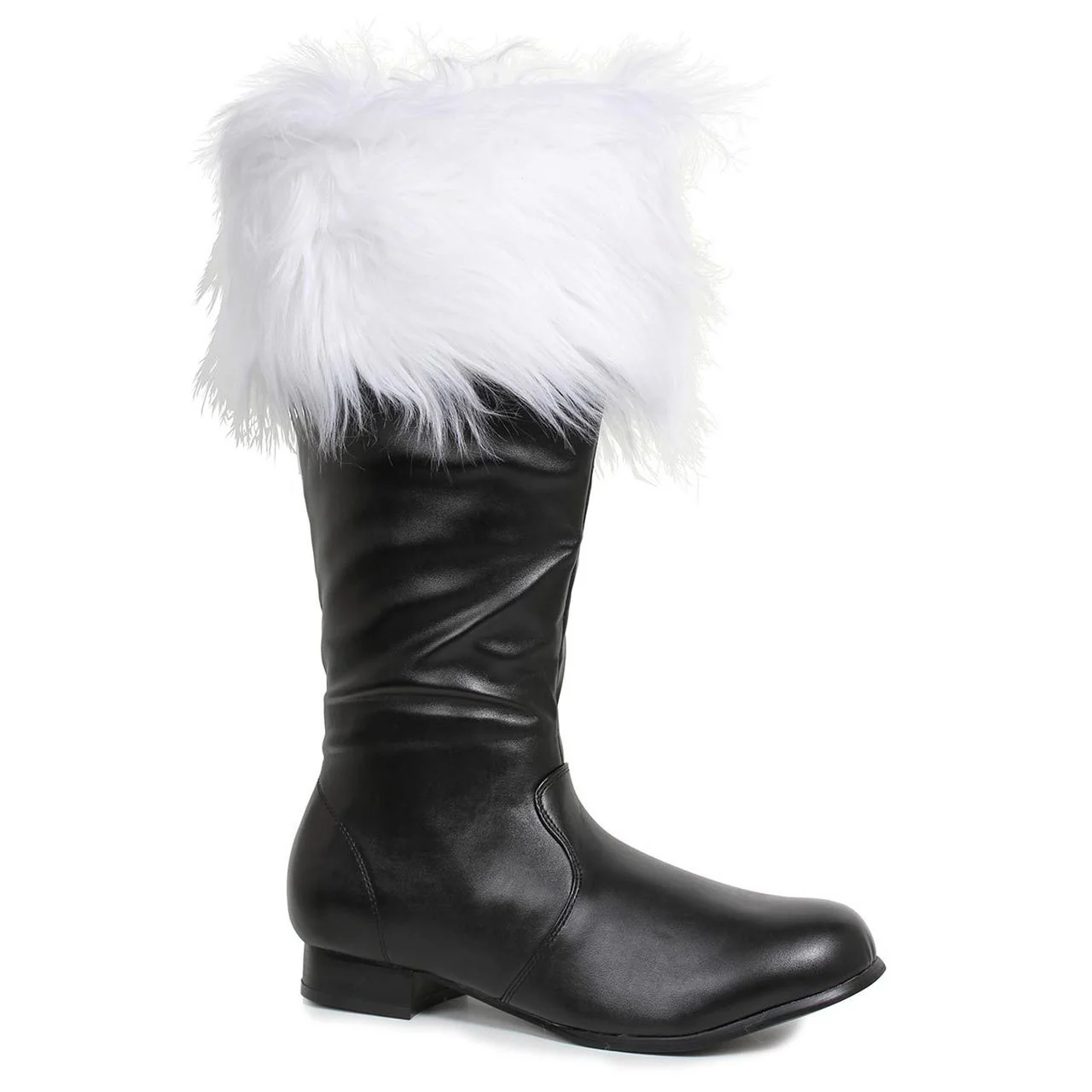 Santa Black Fur Deluxe Mens Christmas Boots