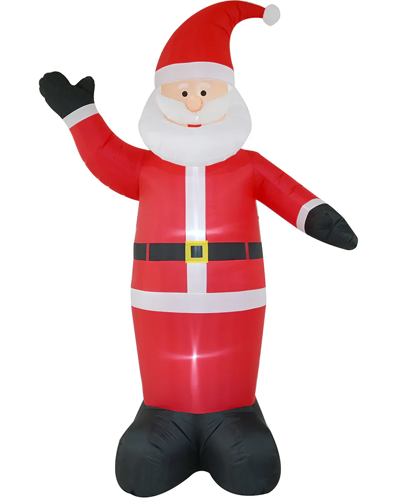 Santa Christmas Lawn Inflatable 3m - Image 2