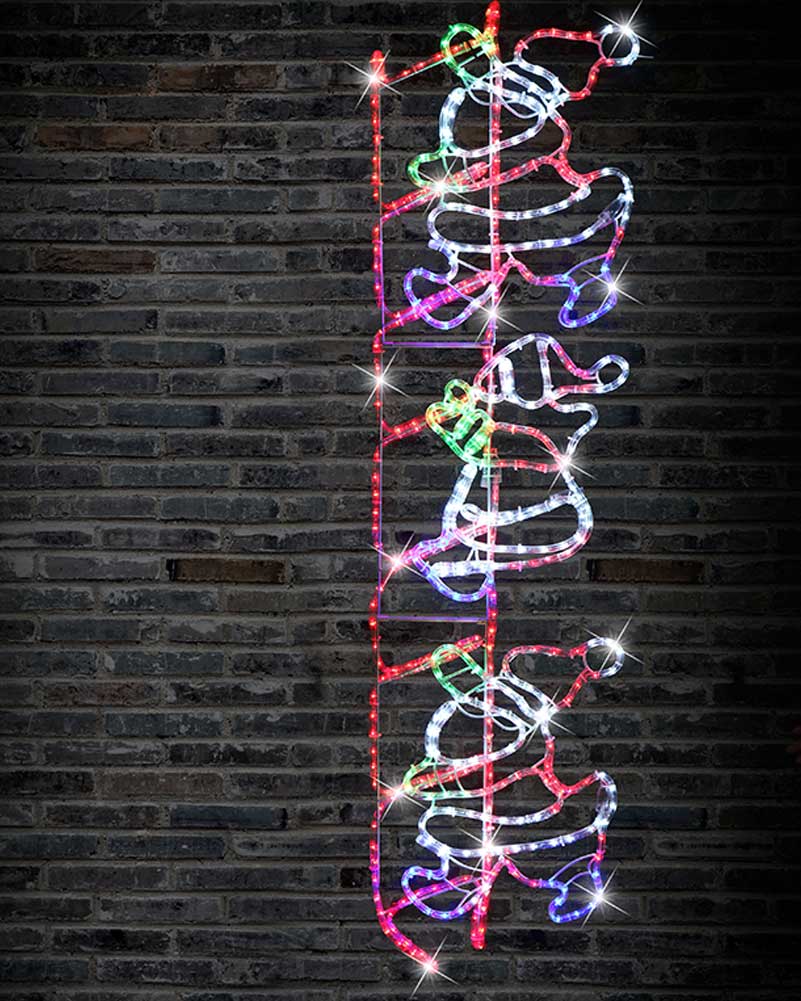 Santa Climbing Ladder Christmas LED Ropelight 1.5m - Image 2