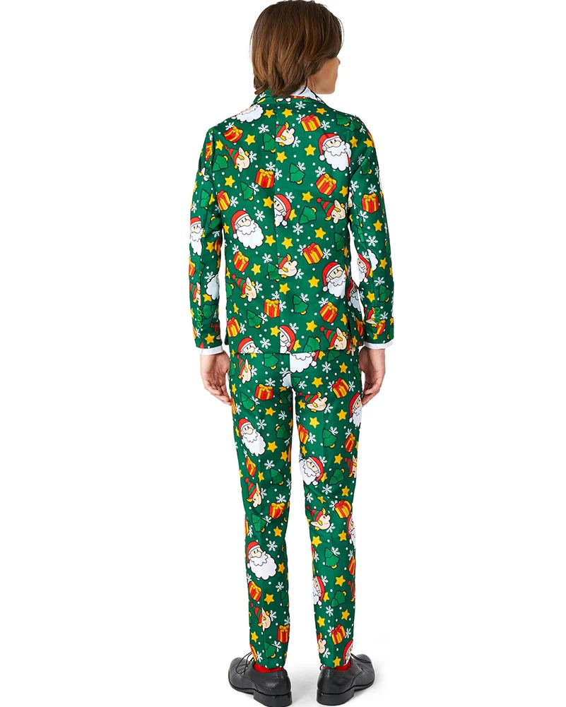 Santa Elves Green Boys Christmas Suitmeister - Image 2