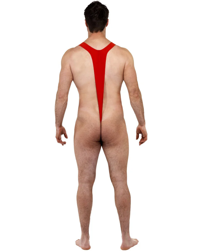 Santa Face Mankini Mens Christmas Costume - Image 3