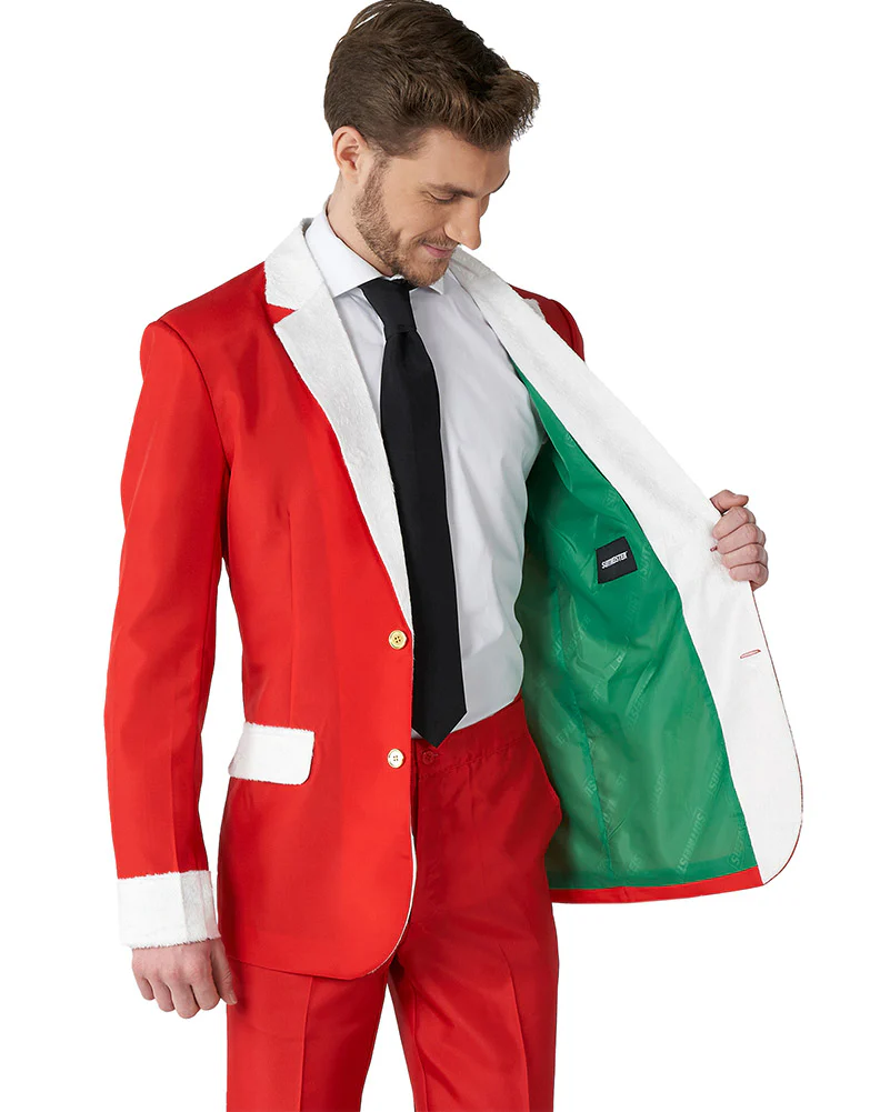 Santa Faux Fur Mens Suitmeister - Image 3