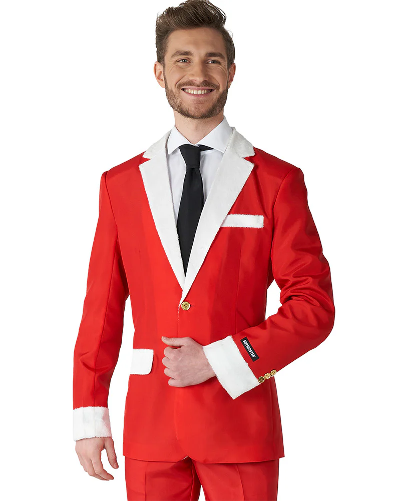 Santa Faux Fur Mens Suitmeister - Image 5