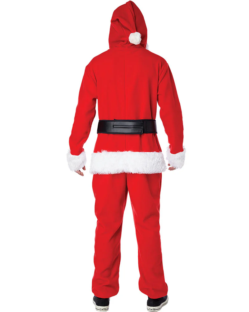 Santa Jumpsuit Adult Costume - Image 4