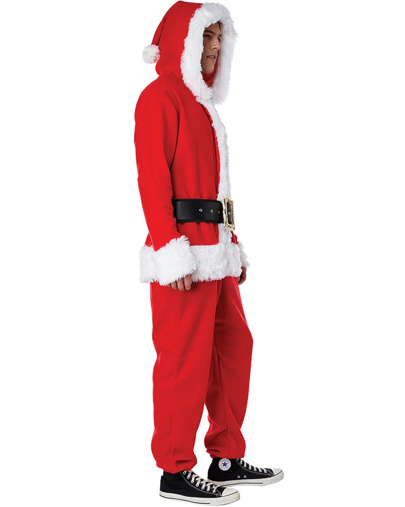 Santa Jumpsuit Adult Costume - Image 5