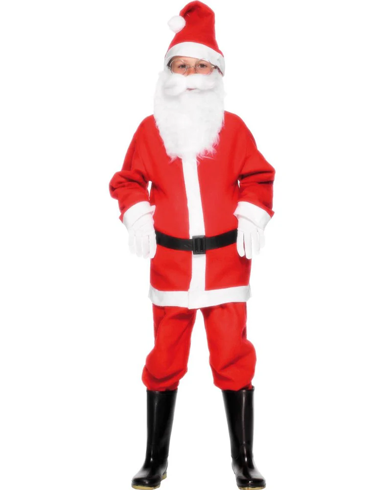 Santa Suit Classic Boys Christmas Costume - Image 2