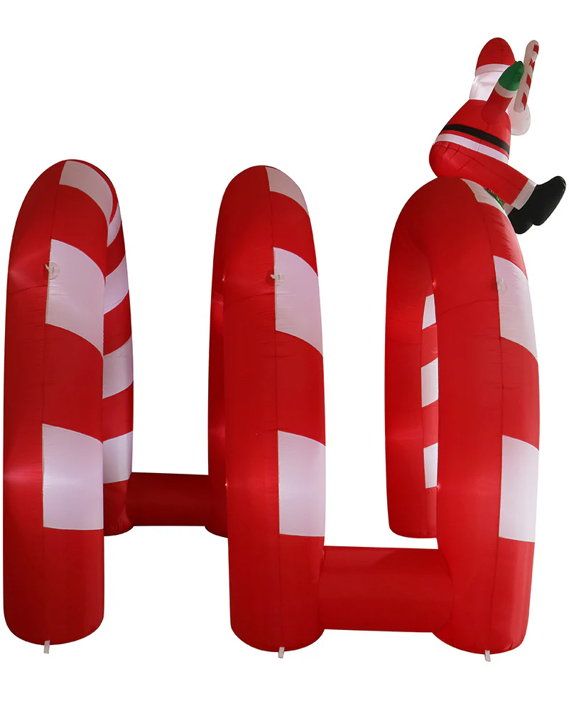 Santa Tunnel Arch Inflatable Christmas Decoration 3.3m - Image 4