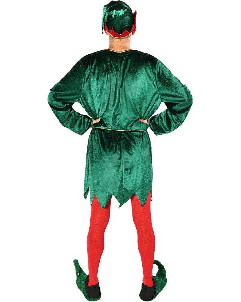 Santas Favourite Elf Adult Plus Size Christmas Costume - Image 4