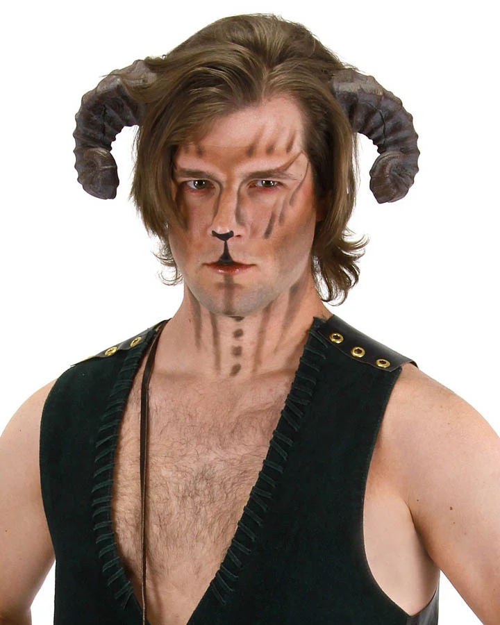 Satyr Horns Deluxe Headpiece - Image 2
