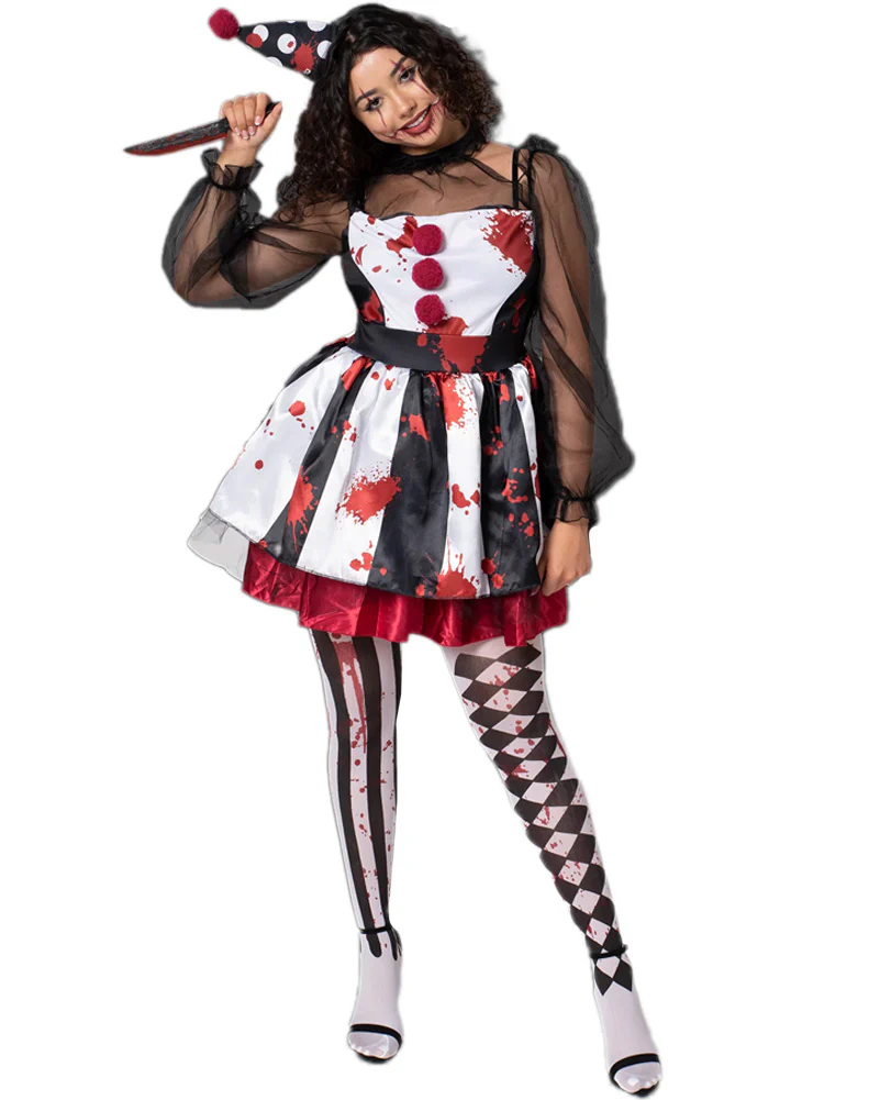 Scary Clown Womens Costume - Image 2