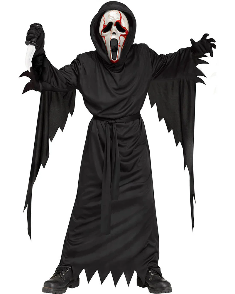 Scream Bleeding Ghost Face Kids Costume