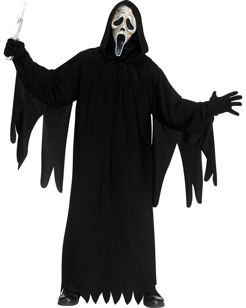 Scream Ghost Face Aged Deluxe Mens Costume