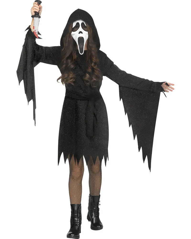 Scream Ghost Face Girls Costume
