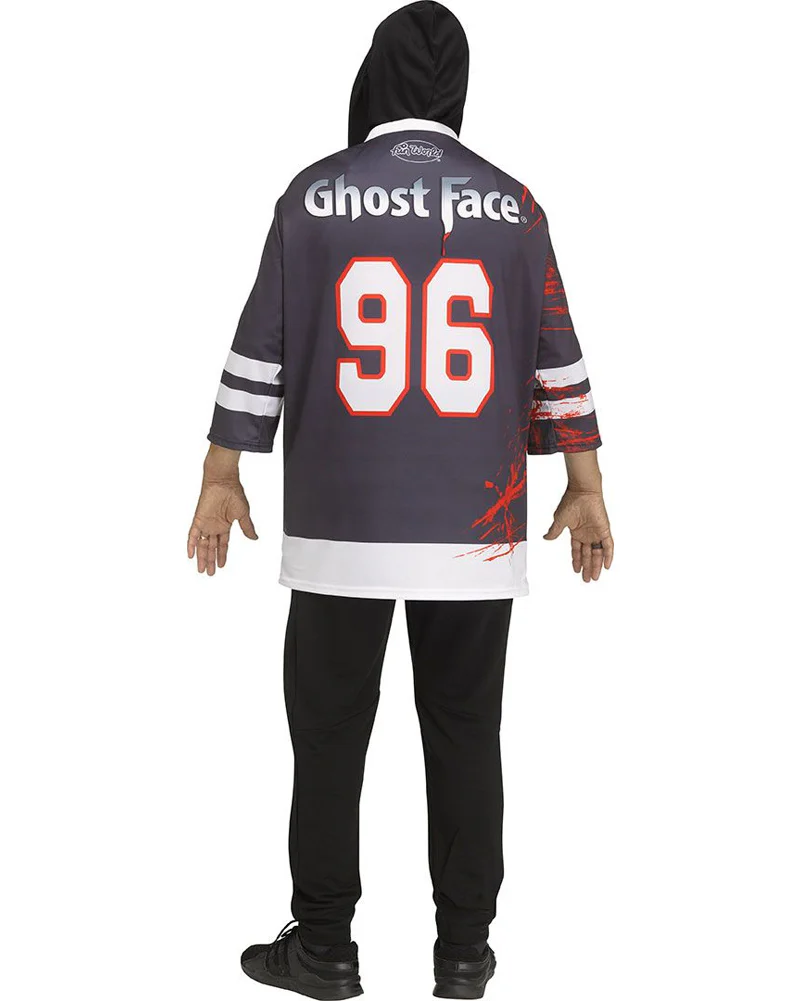 Scream Ghost Face Hockey Jersey Adult Costume - Image 2