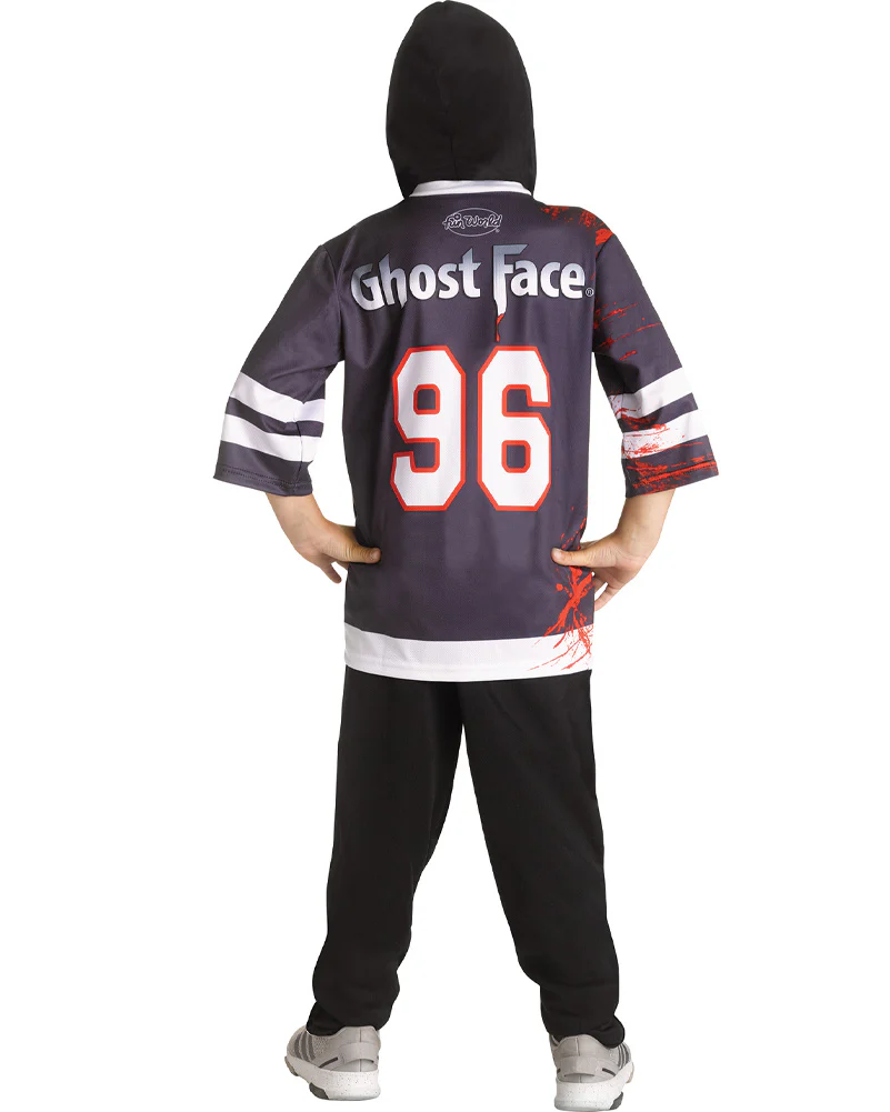 Scream Ghost Face Hockey Jersey Kids Costume - Image 2