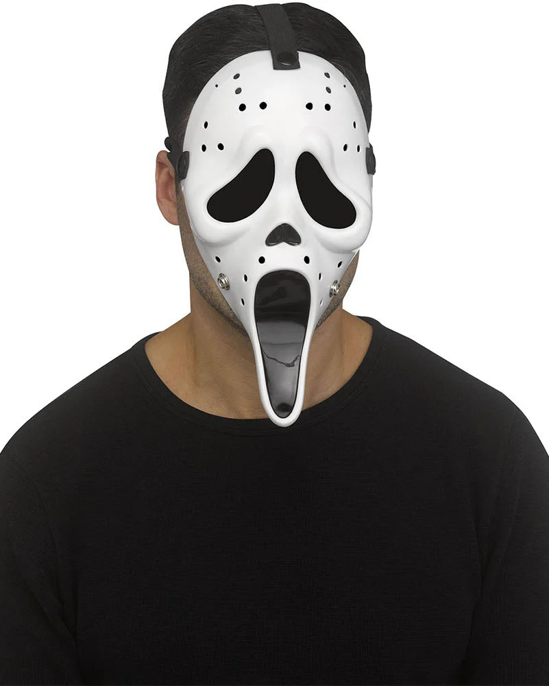 Scream Ghost Face White Hockey Mask