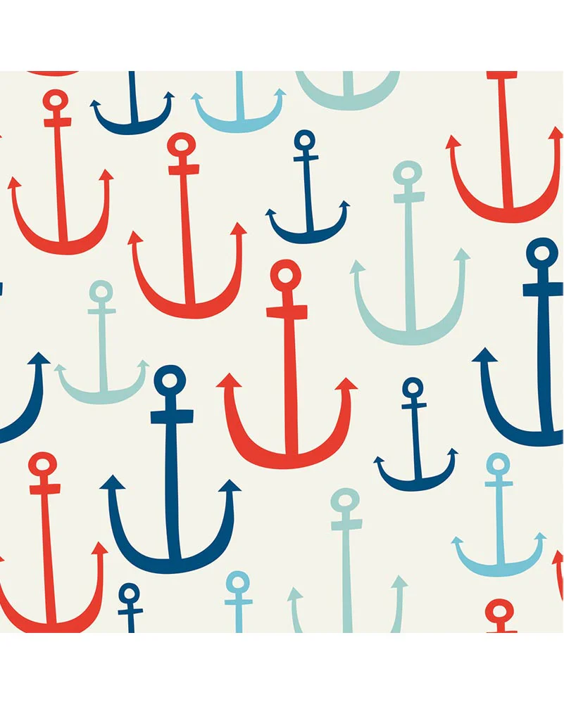 Seafarer Anchors Beverage Napkins Pack of 24