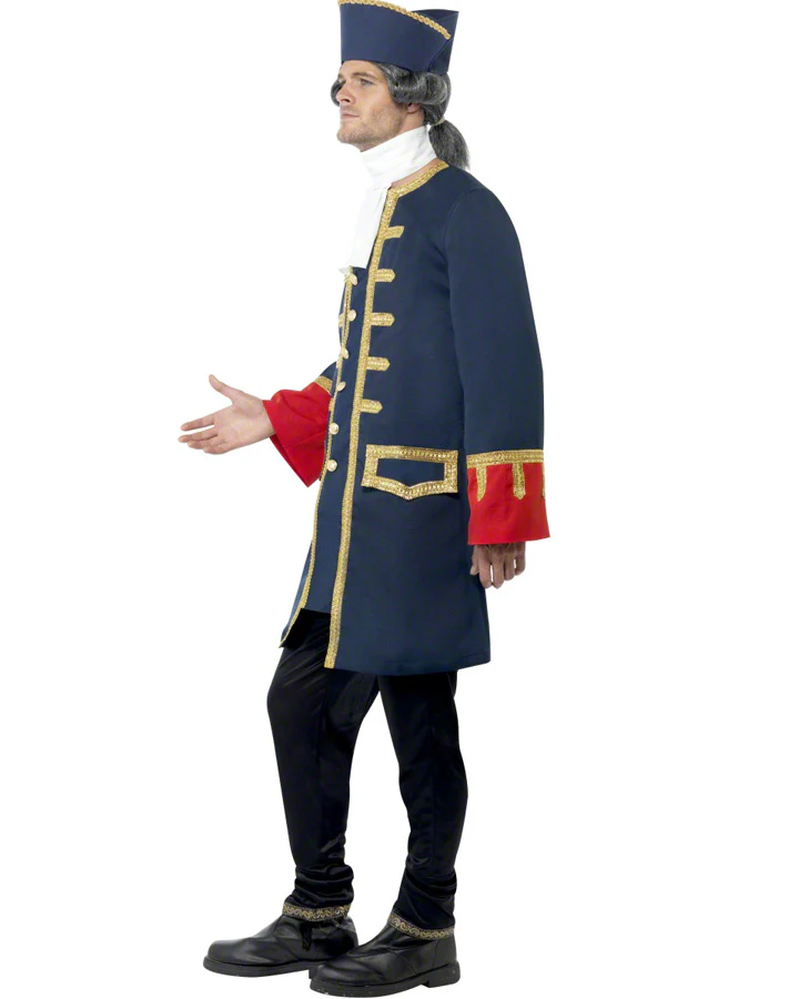 Seafaring Commander Mens Costume - Image 2