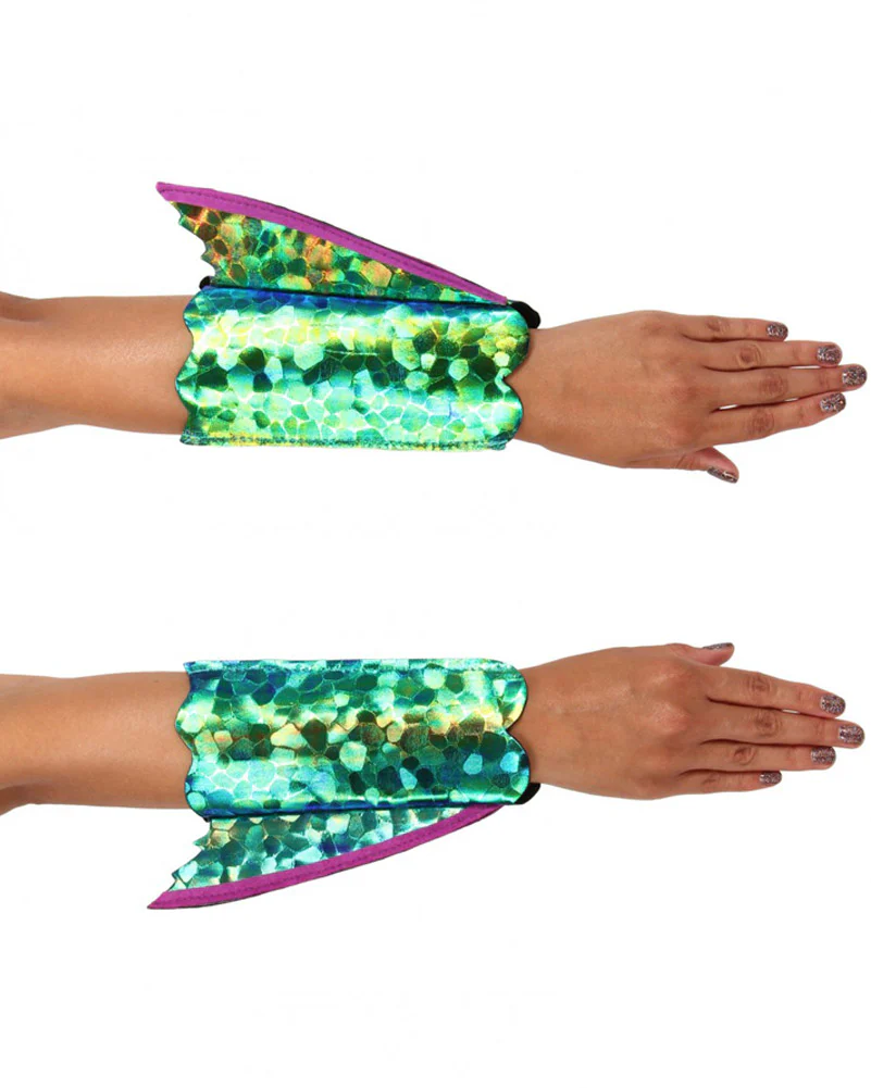 Seahorse Shimmer Fin Deluxe Arm Cuffs - Image 3