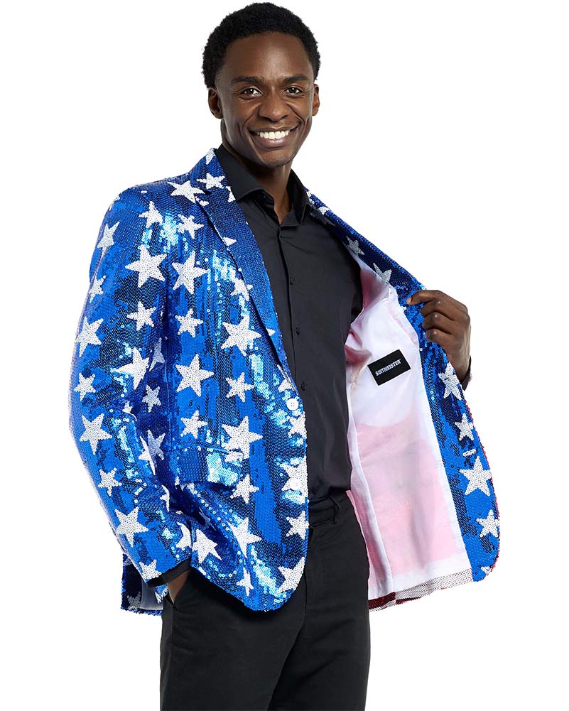 Sequins USA Mens Suitmeister Jacket - Image 3
