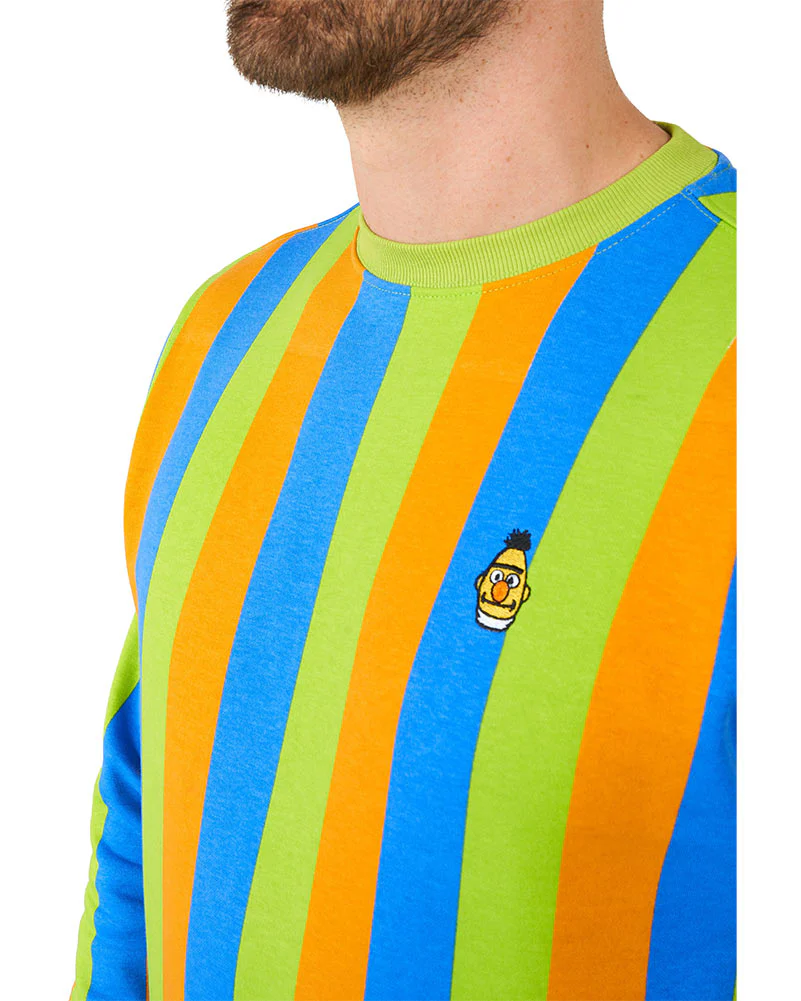 Sesame Street Bert Mens Opposuit Sweater - Image 3