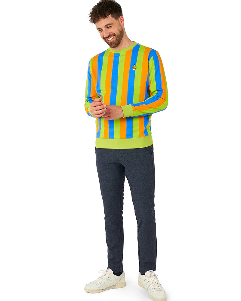 Sesame Street Bert Mens Opposuit Sweater - Image 5