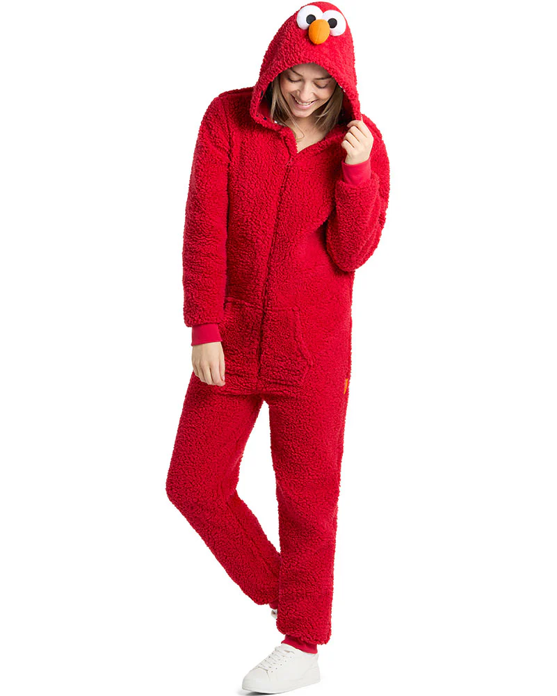 Sesame Street Elmo Adults Opposuit Onesie - Image 3