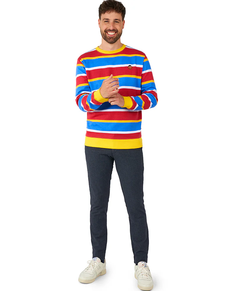 Sesame Street Ernie Mens Opposuit Sweater - Image 5
