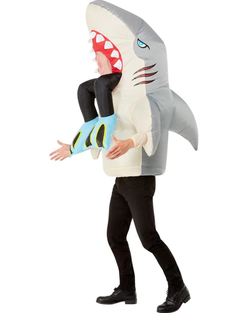 Shark and Diver Inflatable Adult Costume - Image 2