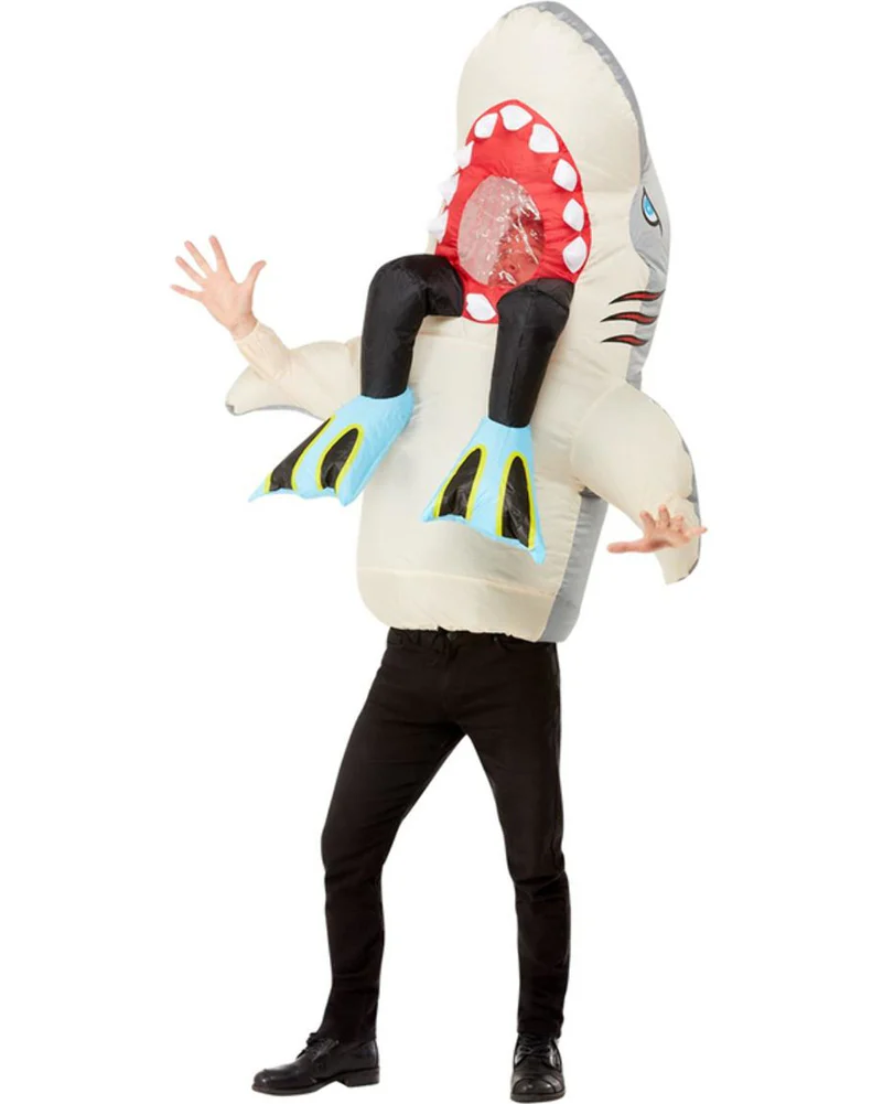 Shark and Diver Inflatable Adult Costume - Image 3