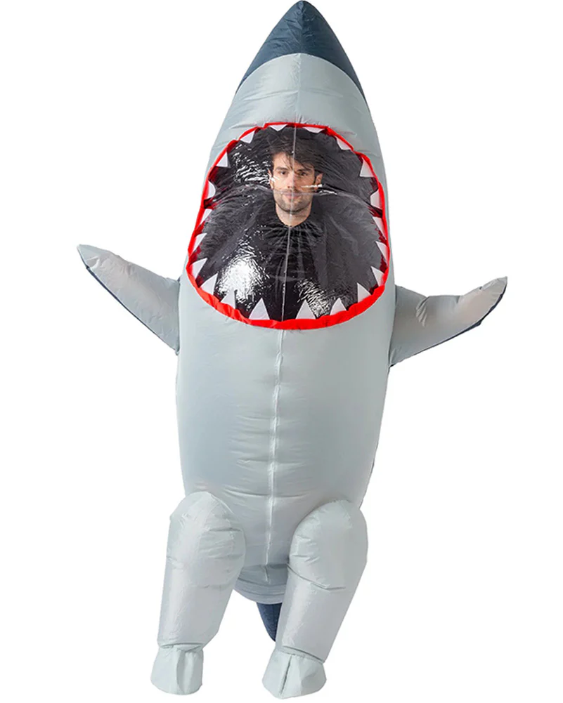 Shark Inflatable Adult Costume - Image 4