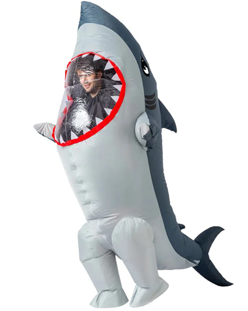 Shark Inflatable Adult Costume - Image 5