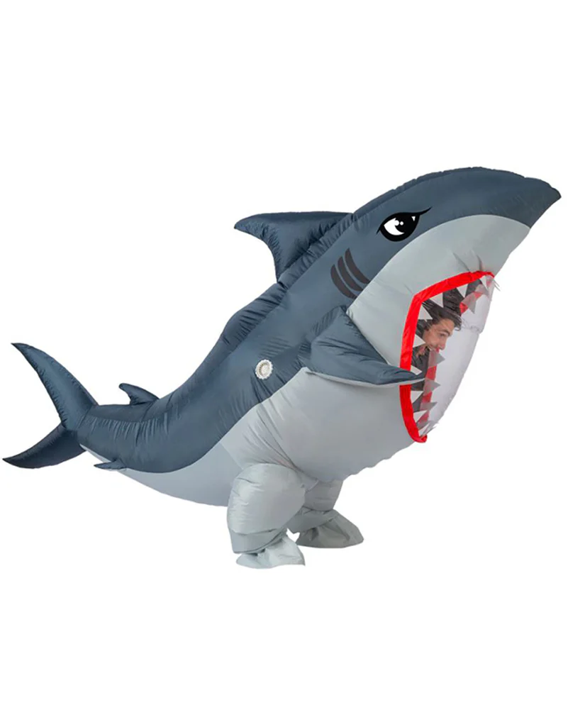 Shark Inflatable Adult Costume - Image 6