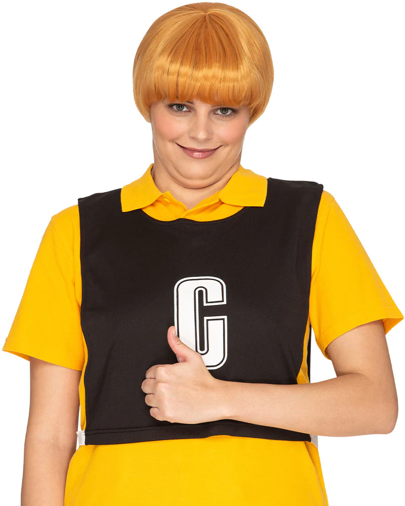Shazza Deluxe Short Ginger Wig - Image 2