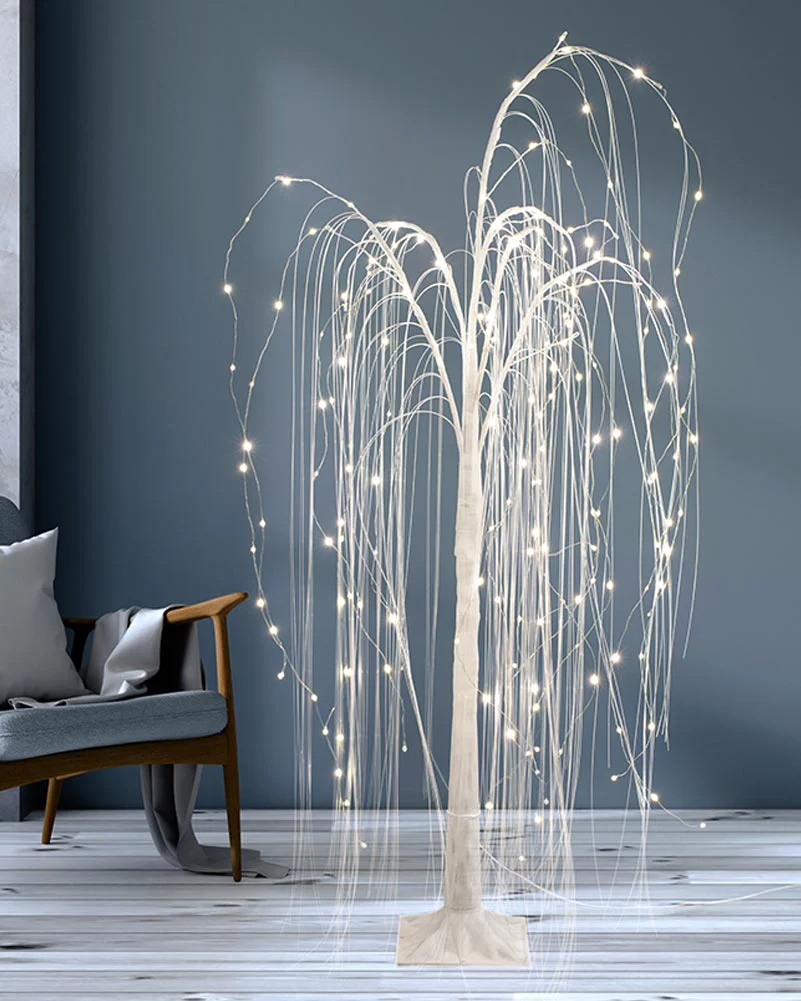 Shimmer Christmas LED Willow Tree 1.2m - Image 3