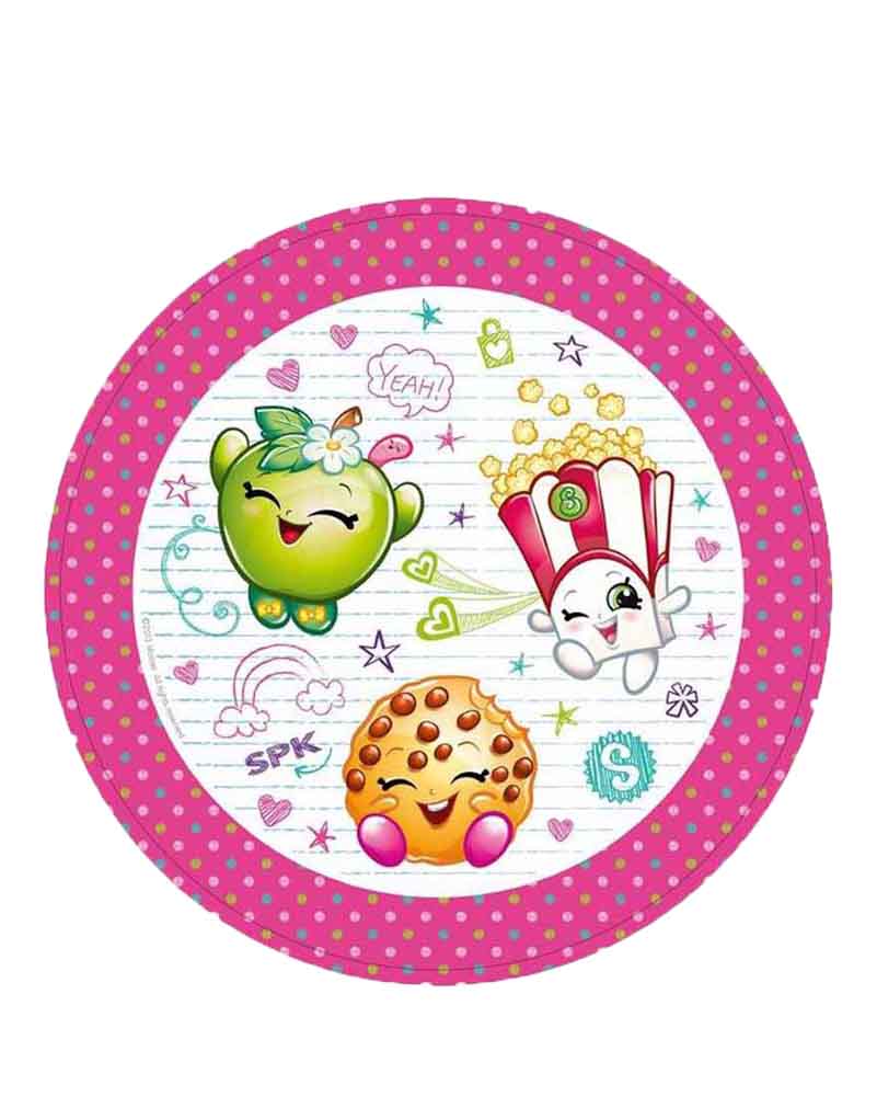 Shopkins 23cm Party Plates Pack of 8 - Image 2