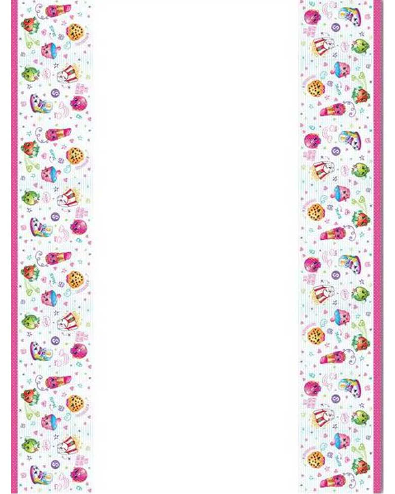 Shopkins Plastic Tablecover
