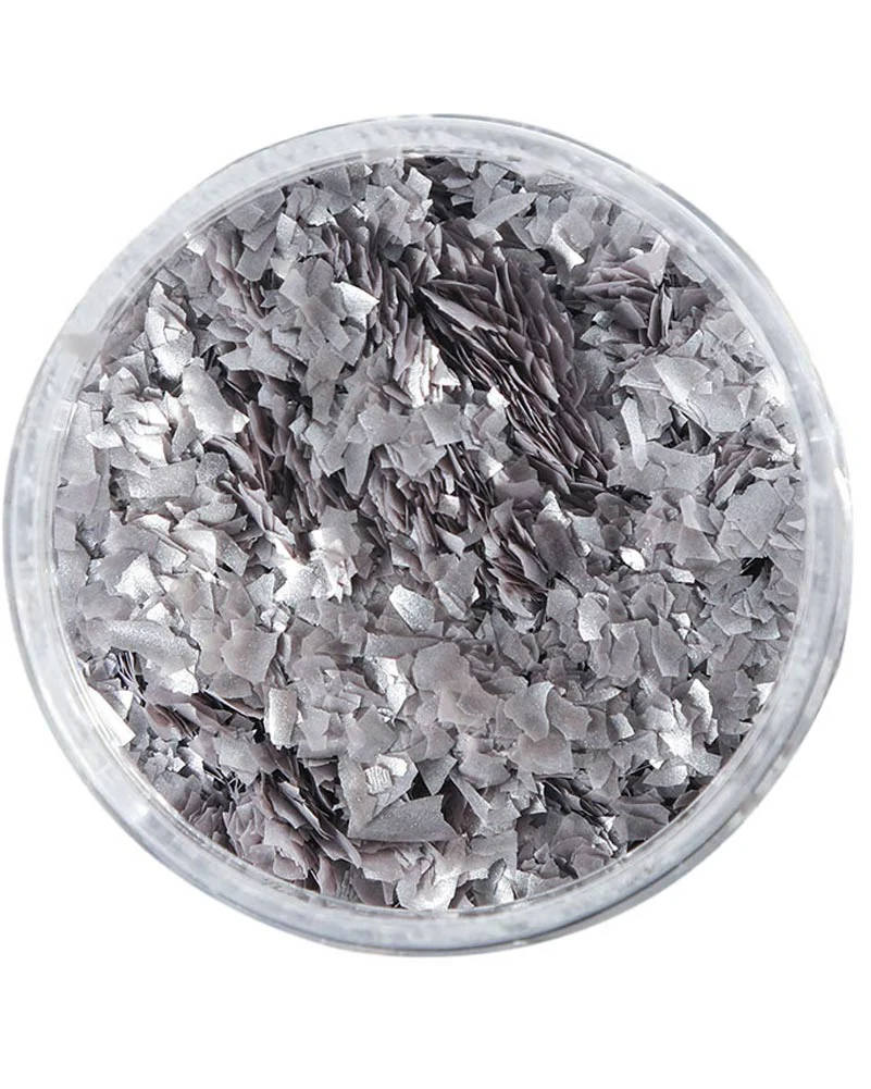 SPRINKS Silver Edible Glitter Flakes 25g - Image 3
