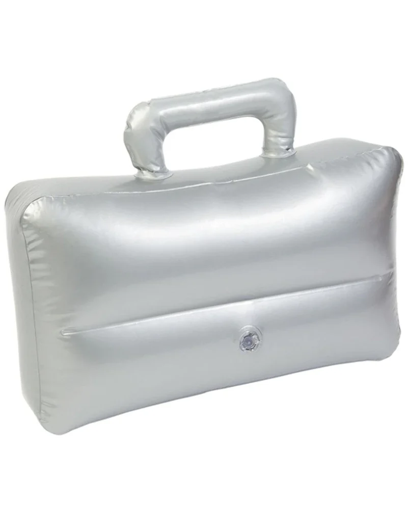 90s Silver Inflatable Boom Box - Image 2