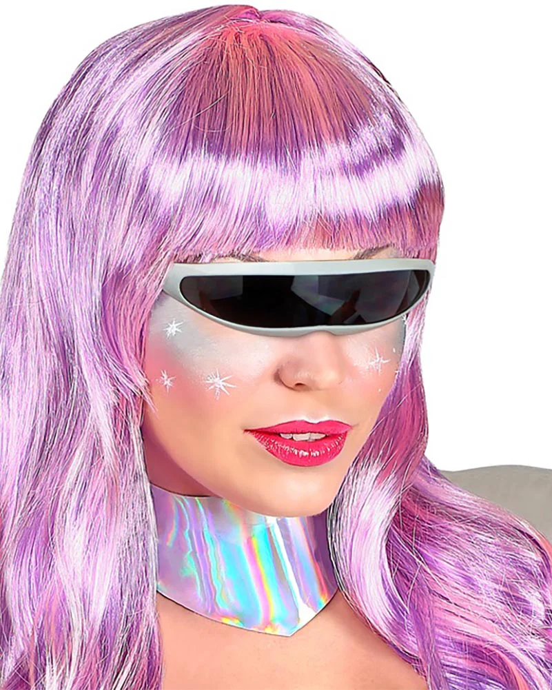Silver Robot Glasses - Image 3