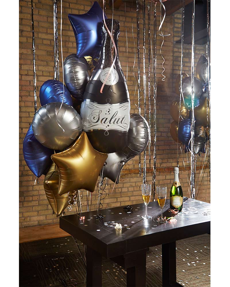 Silver Satin 45cm Star Balloon - Image 2