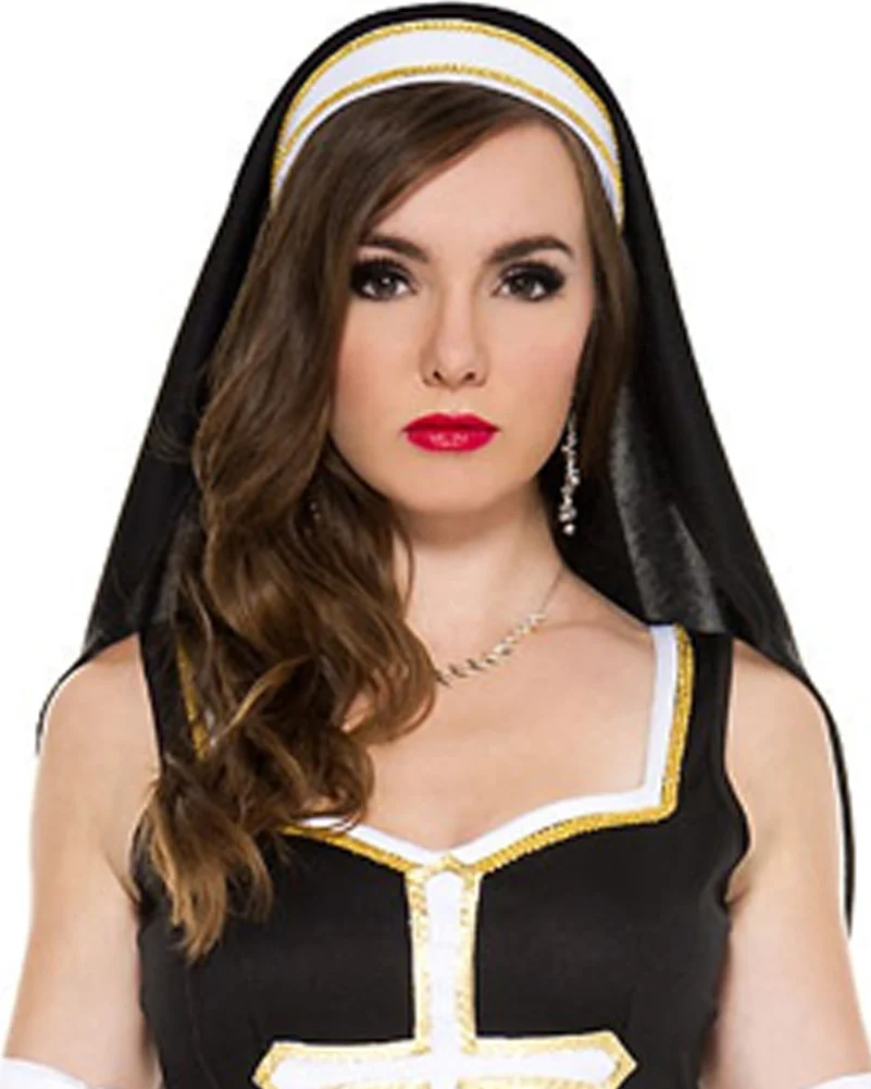 Sinfully Hot Nun Womens Costume - Image 3