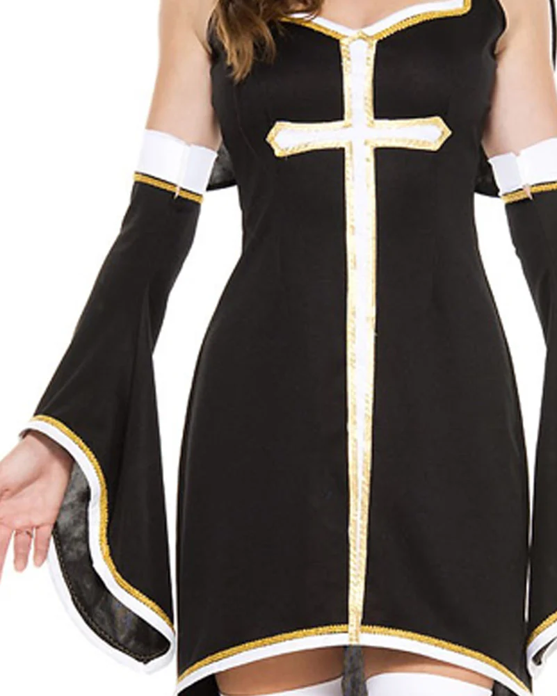 Sinfully Hot Nun Womens Costume - Image 4