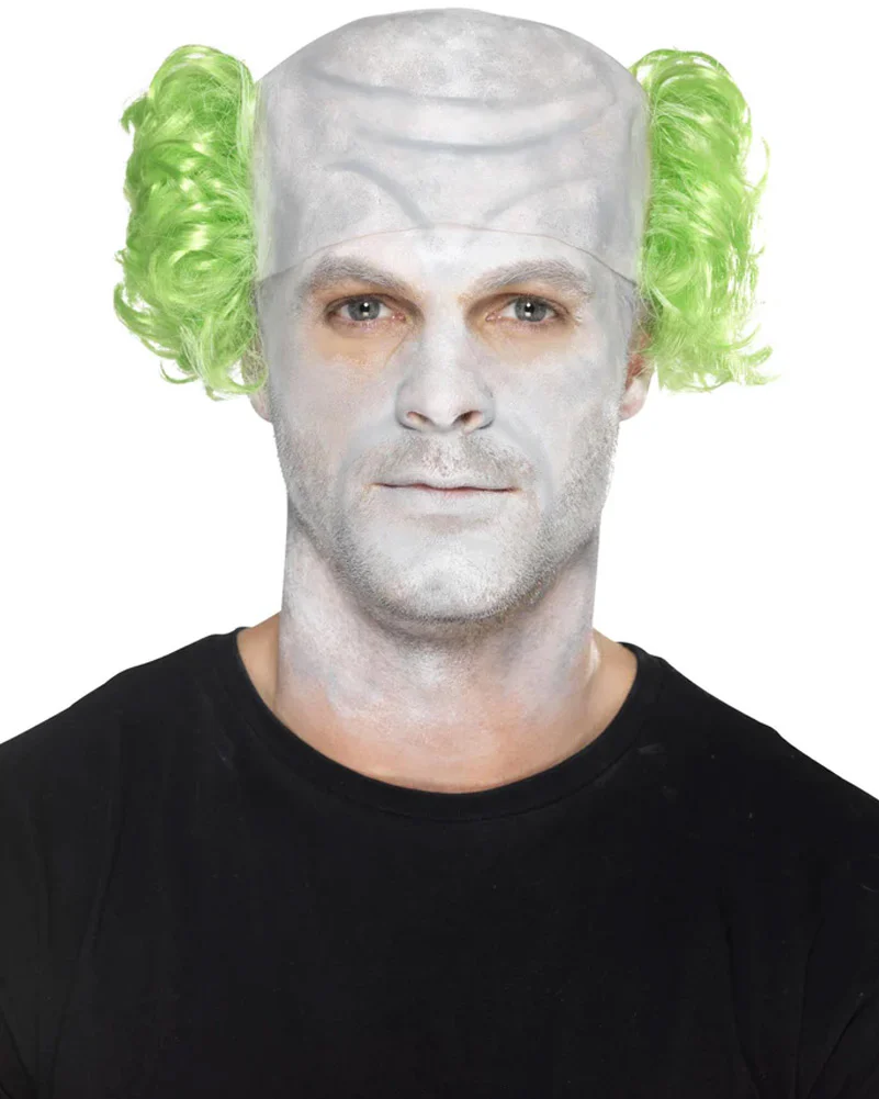 Sinister Clown Bald Cap and Makeup Kit - Image 3