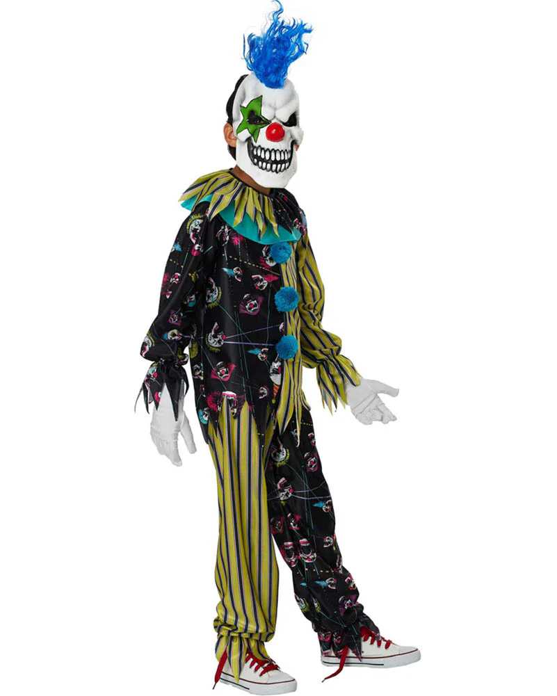 Sinister Skull Clown Boys Costume - Image 3
